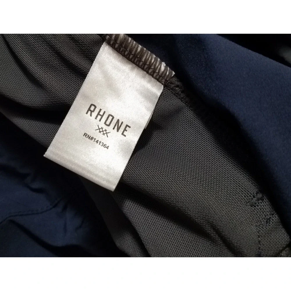 Rhone Shorts Peleton Men Large Versatility Athletic Unlined Stretch‎ Navy Blue